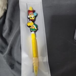 Handcrafted Yellow Cartoon Character Pencil